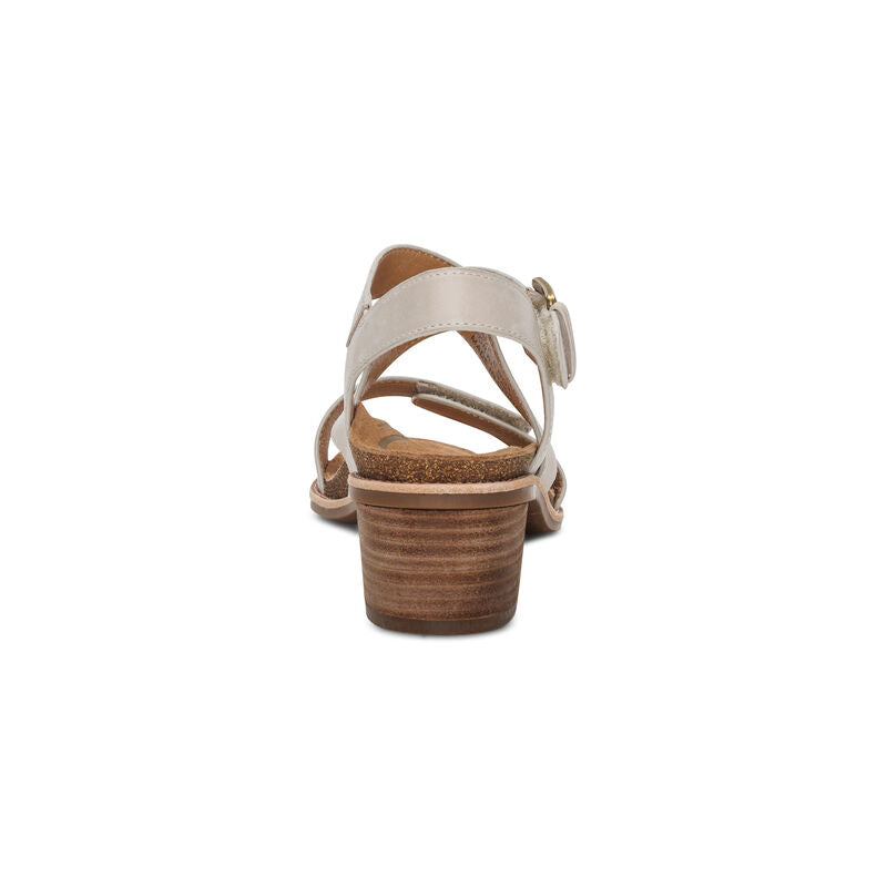 Kristin Arch Support Block Heel Ivory - Sole Therapy