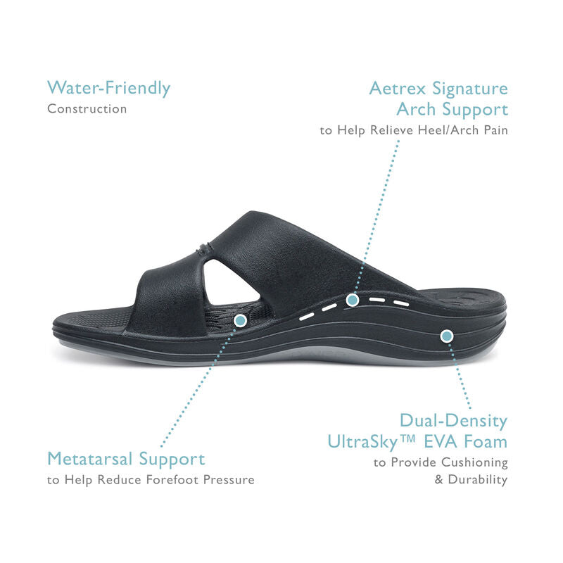 Bali Orthotic Slides Men Black