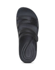 Aetrex Janey Sport Water-Friendly Slides Black (LSLATXL9500W)
