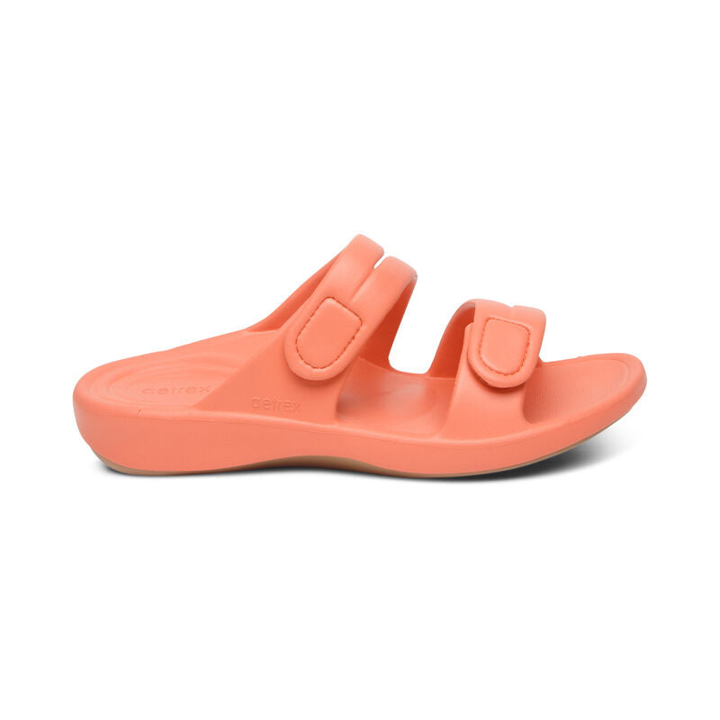 Janey Sport Slides Coral