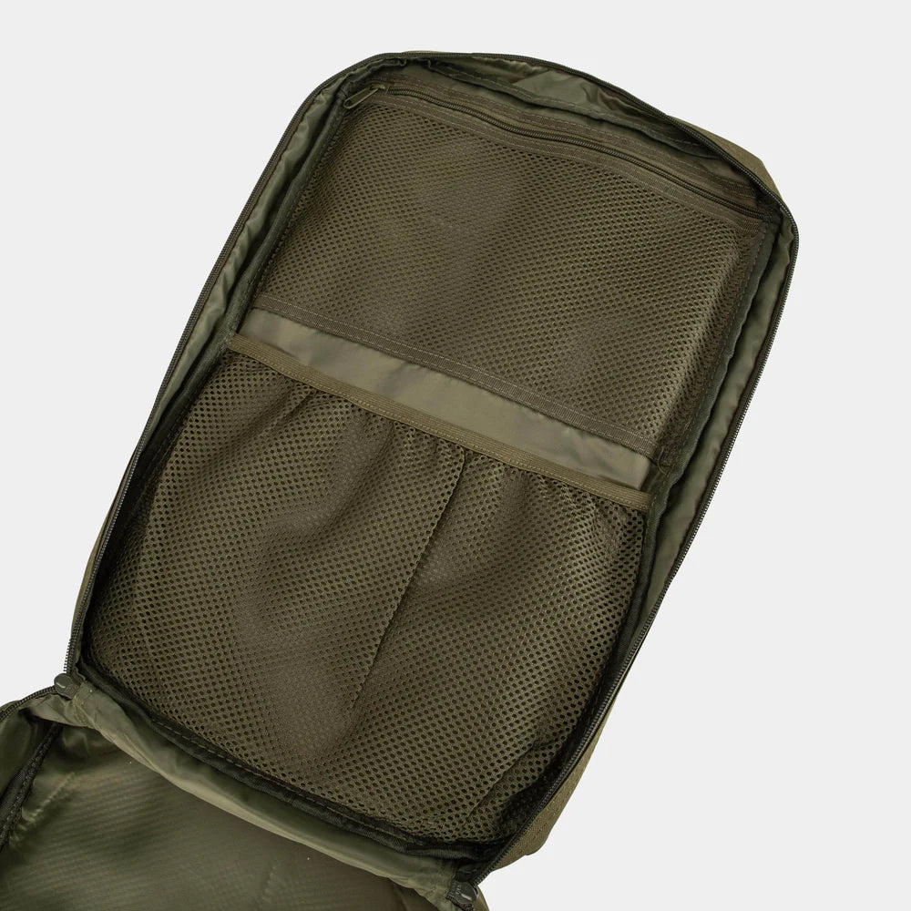 LARGE GYM BACKPACK BUILT FOR ATHLETES ARMY GREEN - Sole Therapy