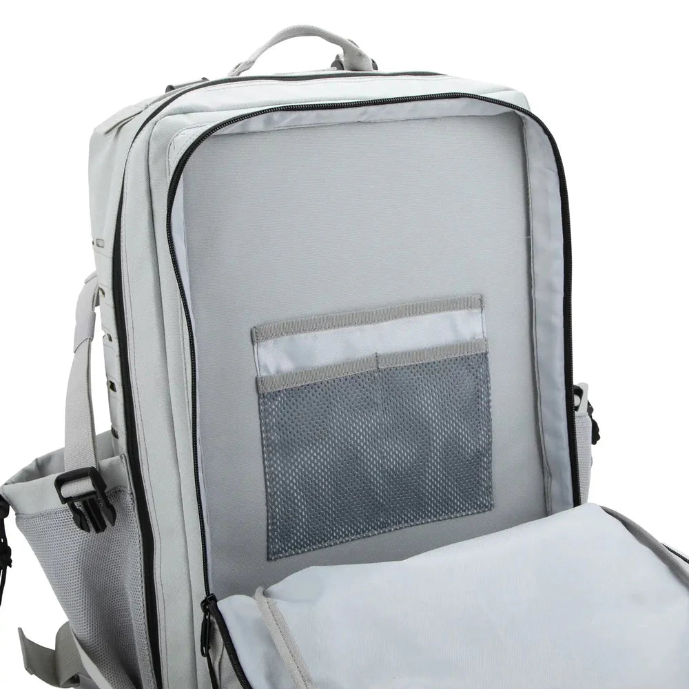 LARGE GYM BACKPACK BUILT FOR ATHLETES GREY YELLOW - Sole Therapy