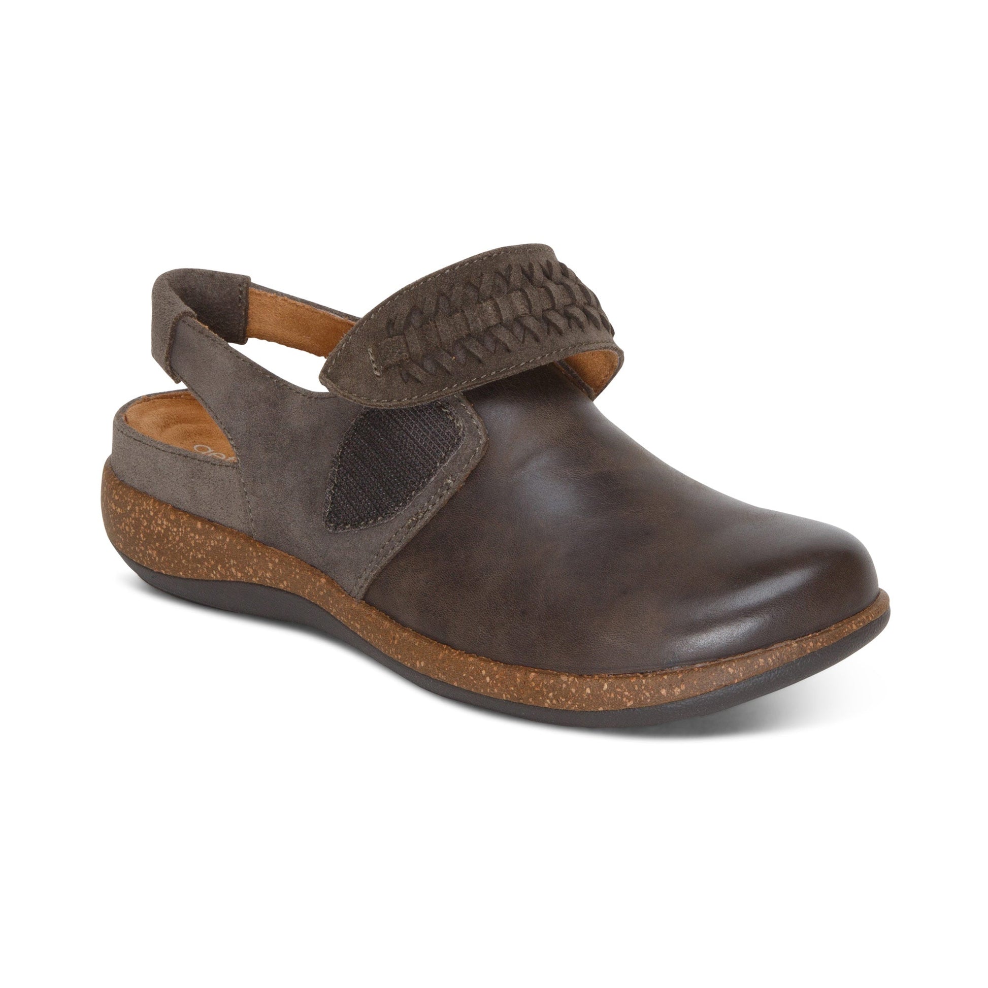 Leni Slingback Clogs - Iron - Sole Therapy