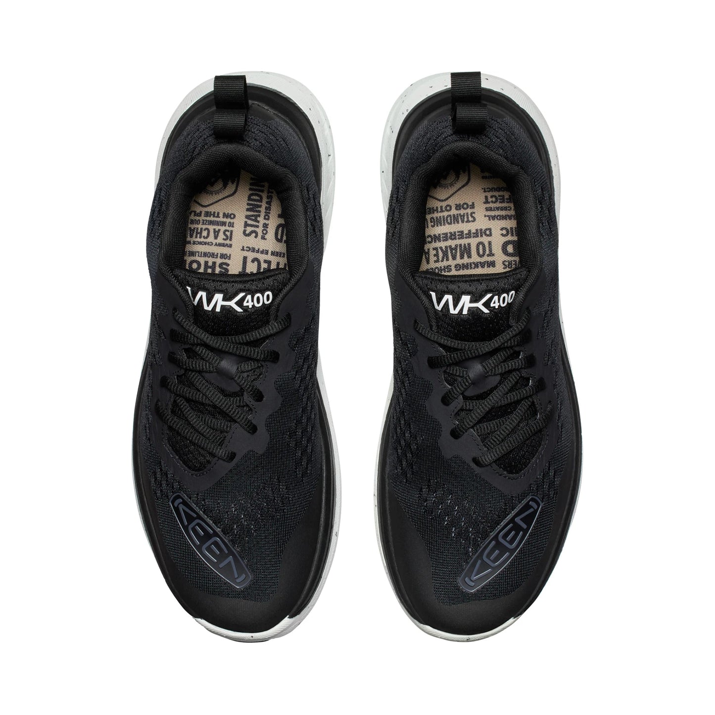 MEN WK400 UNEEK SHOES BLACK/WHITE - Sole Therapy