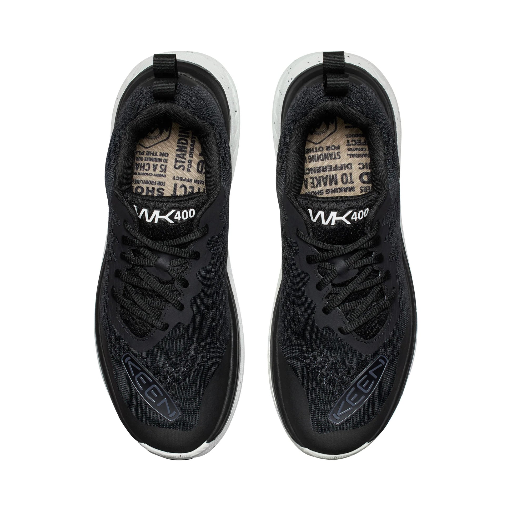 MEN WK400 UNEEK SHOES BLACK/WHITE - Sole Therapy