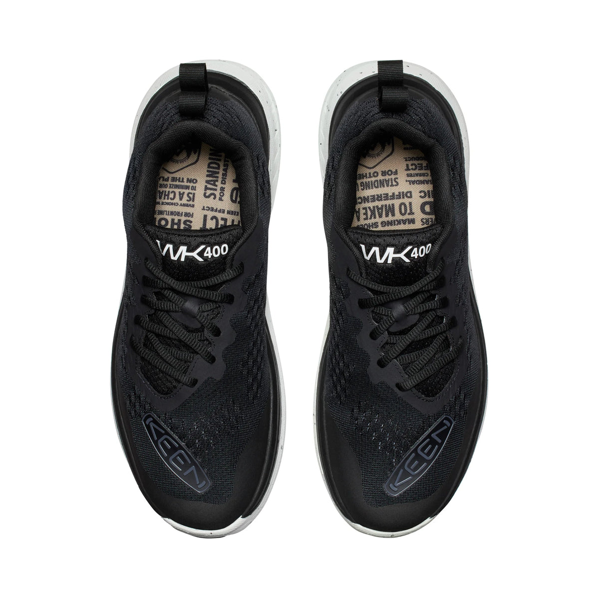 MEN WK400 UNEEK SHOES BLACK/WHITE - Sole Therapy