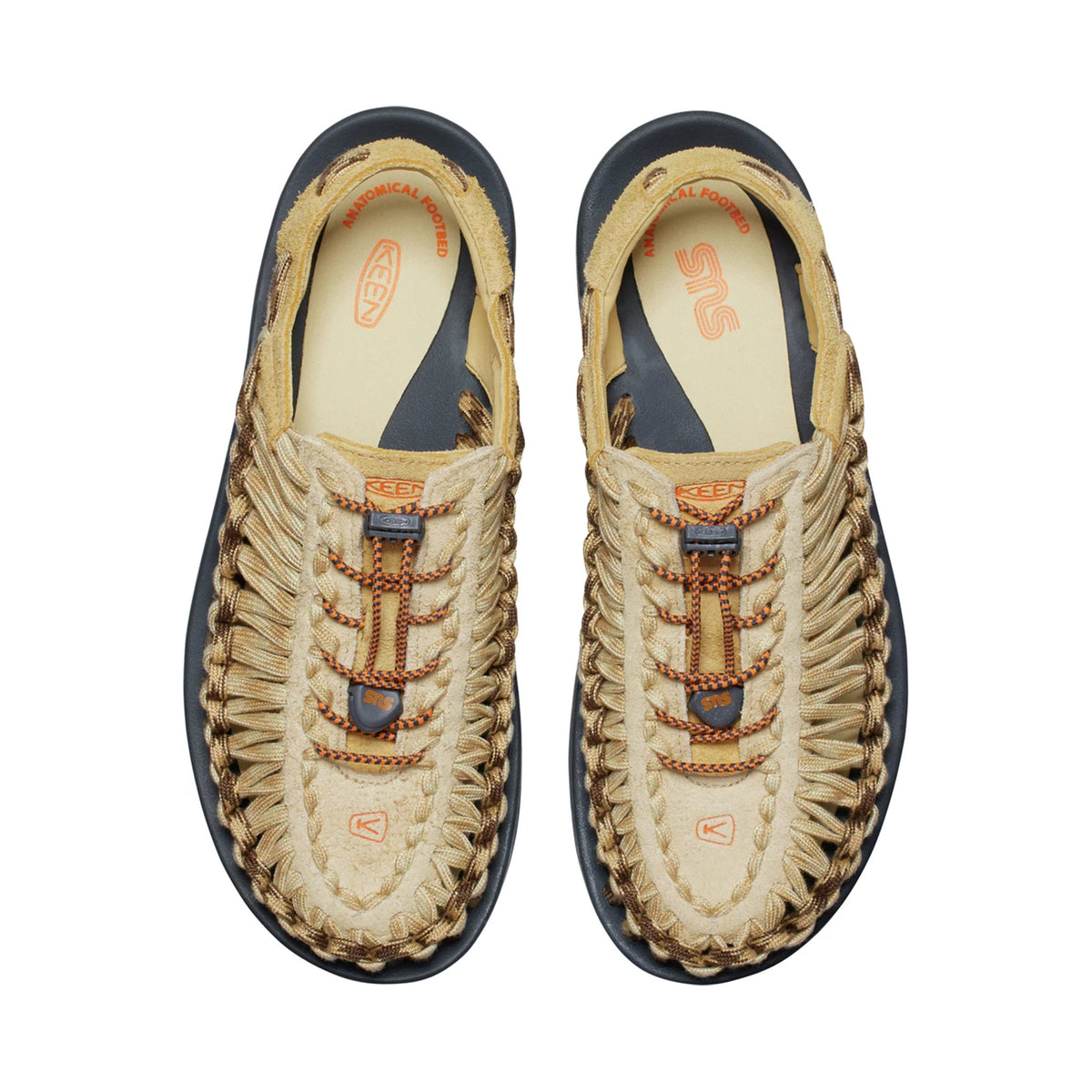MENS UNEEK FLAT SANDALS WHEAT/REED YELLOW - Sole Therapy