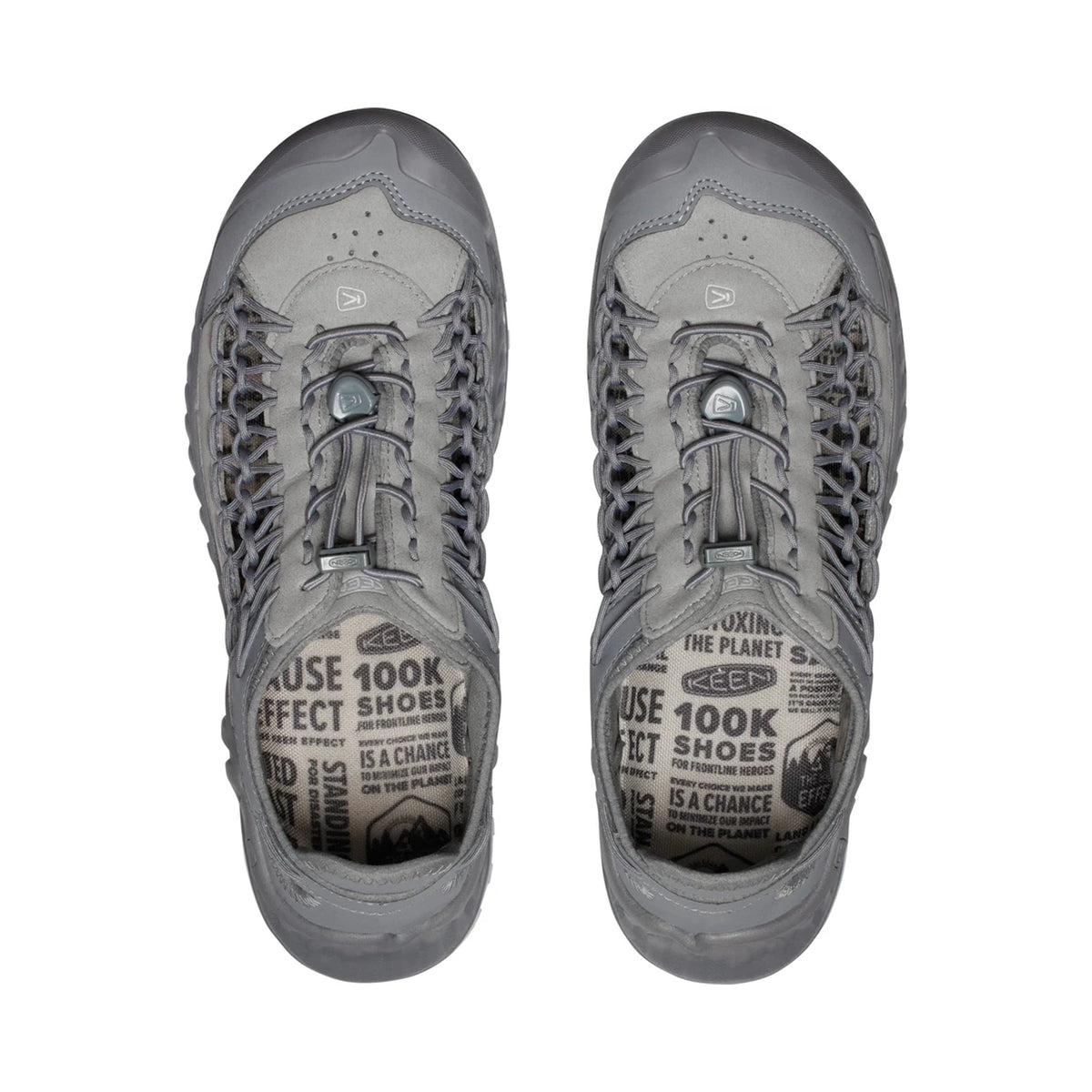 MENS UNEEK NXIS SANDALS GREY/STEEL GREY - Sole Therapy