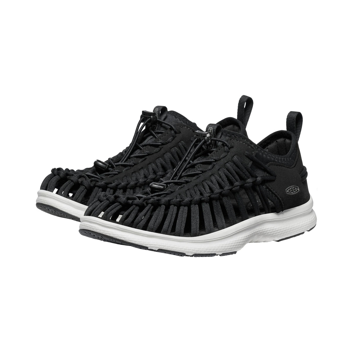 MENS UNEEK O3 FLAT SANDALS BLACK /STAR WHITE - Sole Therapy