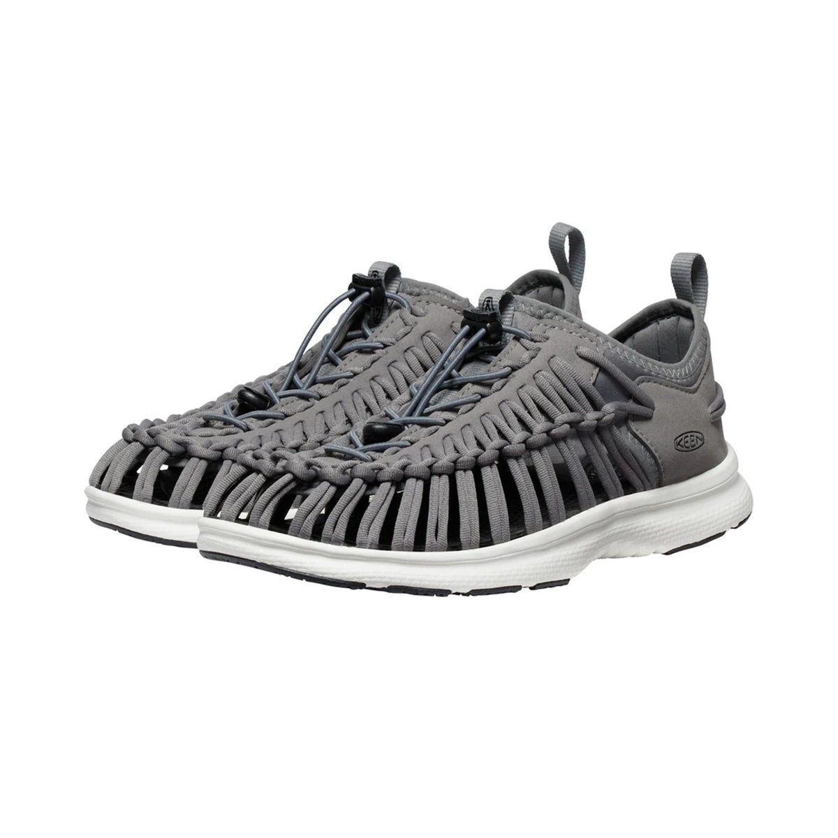 MENS UNEEK O3 FLAT SANDALS GREY/STAR WHITE - Sole Therapy