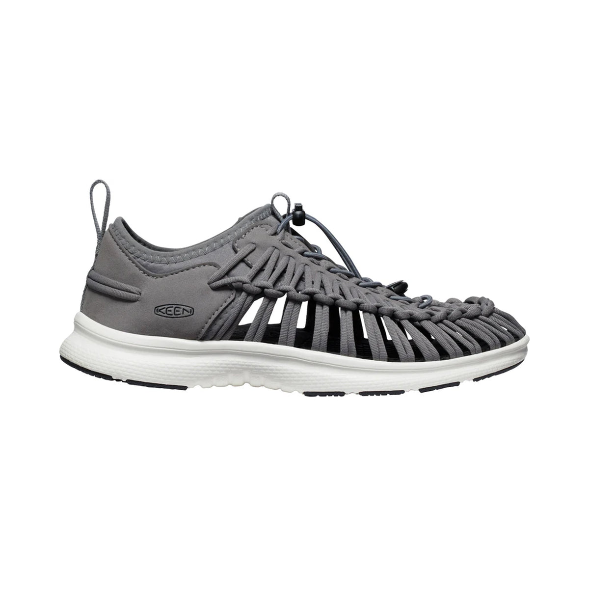 MENS UNEEK O3 FLAT SANDALS GREY/STAR WHITE - Sole Therapy