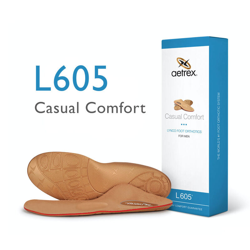 Men's Casual Comfort Orthotics W/ Metatarsal Support - Sole Therapy
