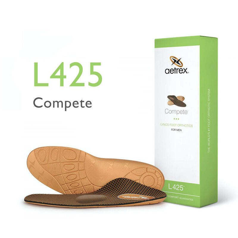 Men's Compete Posted Orthotics W/ Metatarsal Support - Sole Therapy