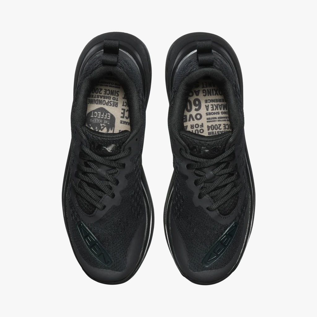 Men's WK400 Walking Shoe Triple Black - Sole Therapy