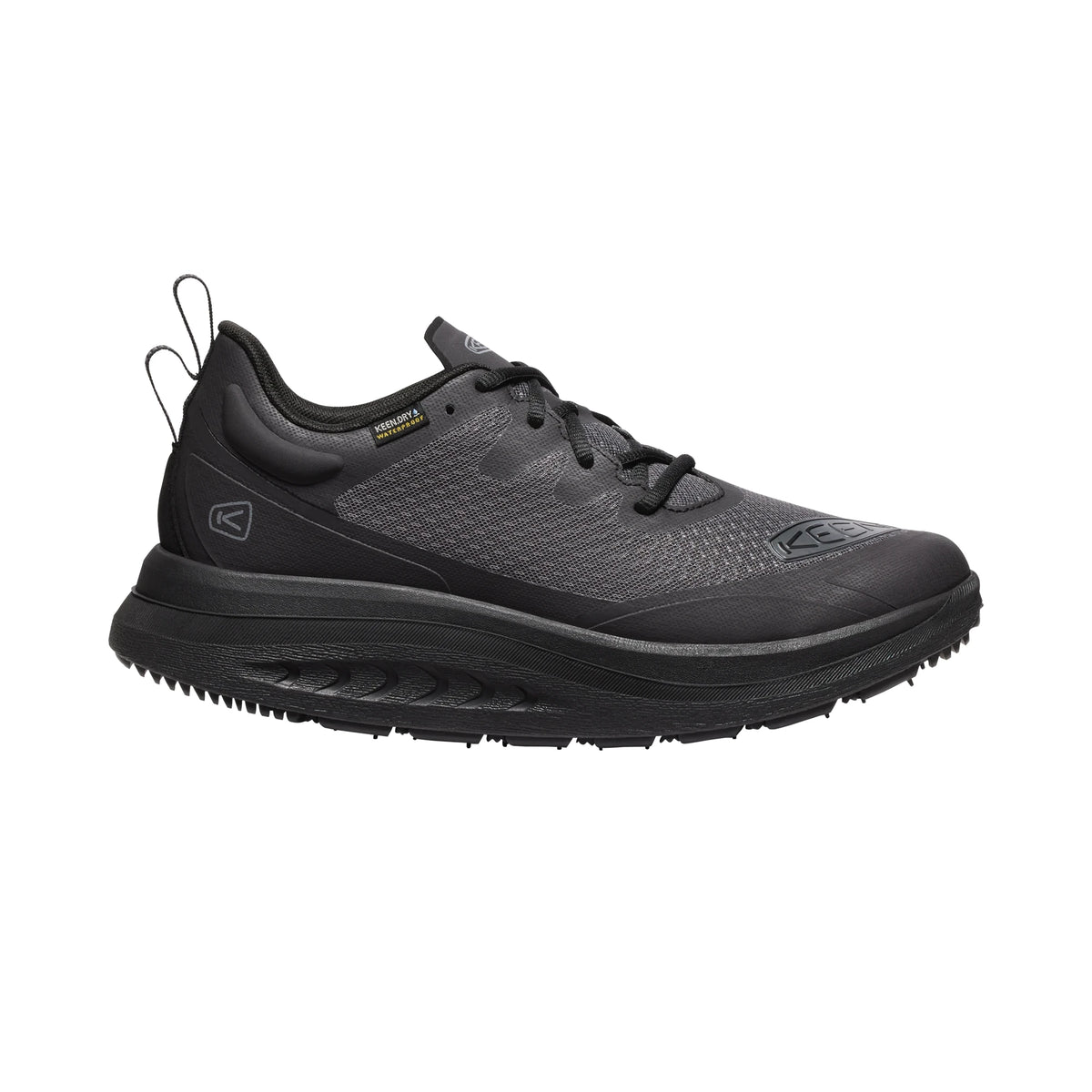 Men's WK400 Waterproof Walking Shoe Black - Sole Therapy