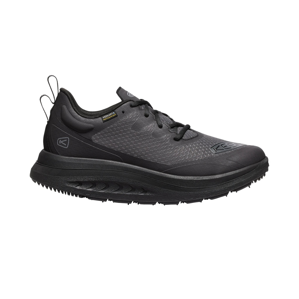 Men's WK400 Waterproof Walking Shoe Black - Sole Therapy