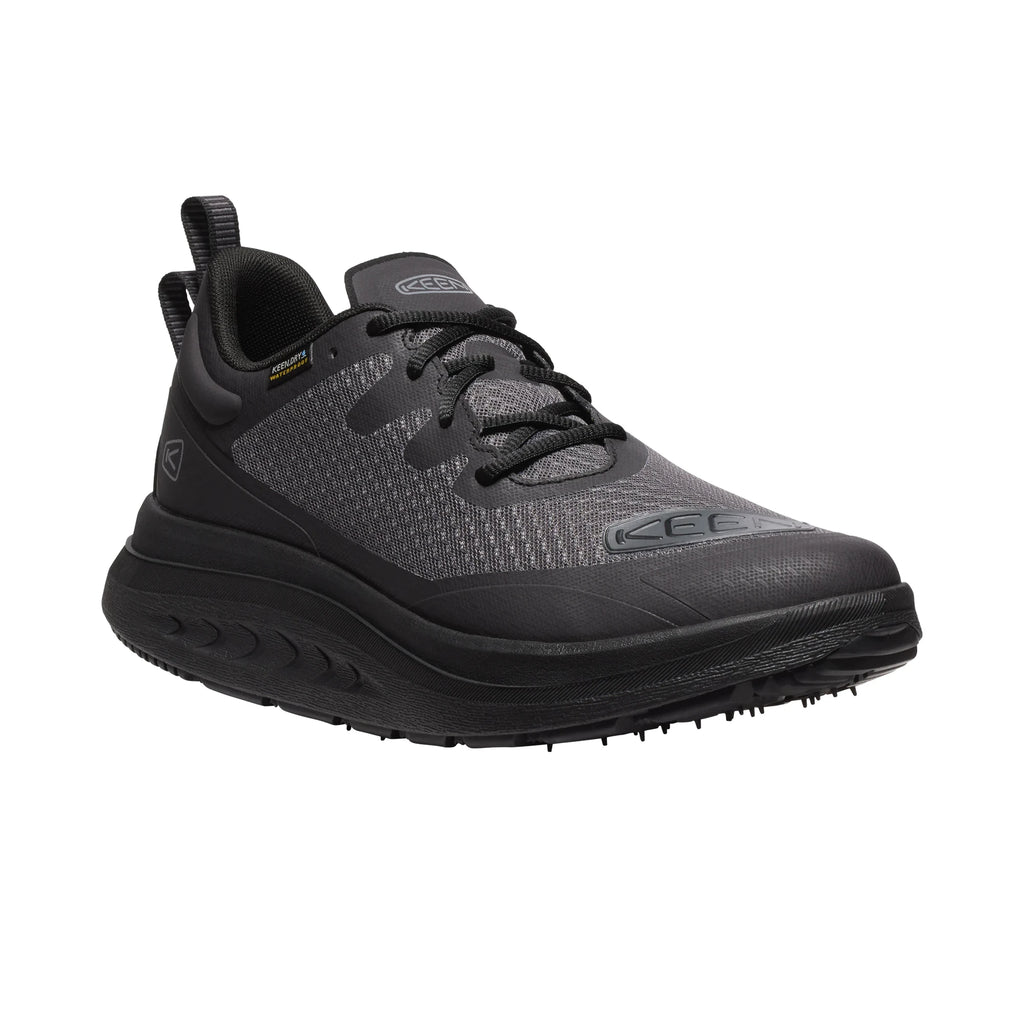 Men's WK400 Waterproof Walking Shoe Black - Sole Therapy