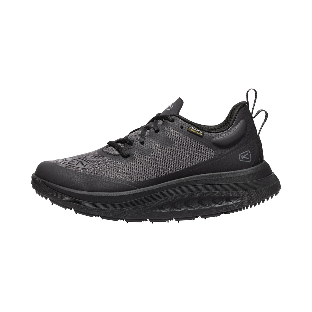 Men's WK400 Waterproof Walking Shoe Black - Sole Therapy