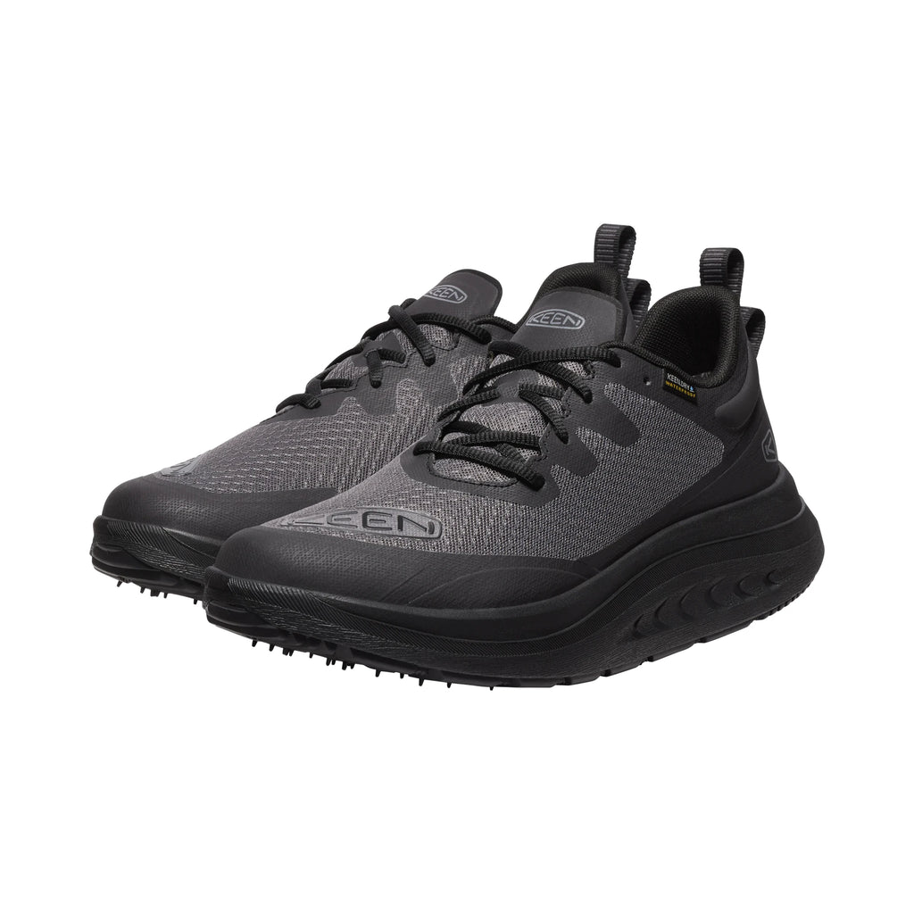 Men's WK400 Waterproof Walking Shoe Black - Sole Therapy