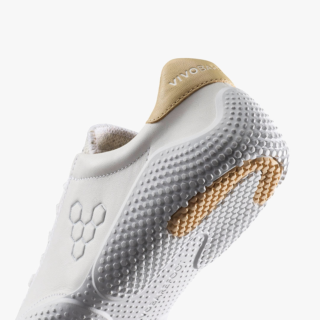 Motus Studio Sneaker Leather Womens Bright White - Sole Therapy