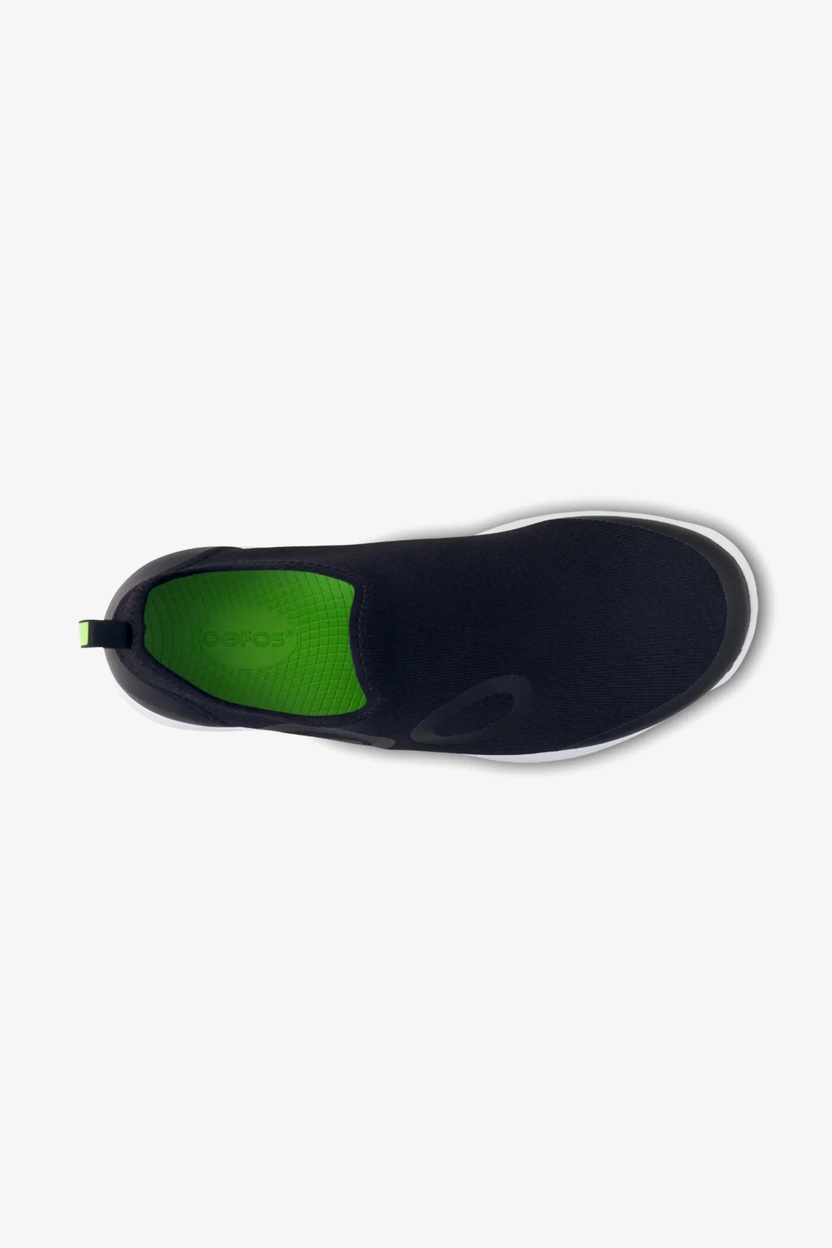 OOFOS MEN'S OOMG SPORT LOW SHOES - WHITE BLACK - Sole Therapy