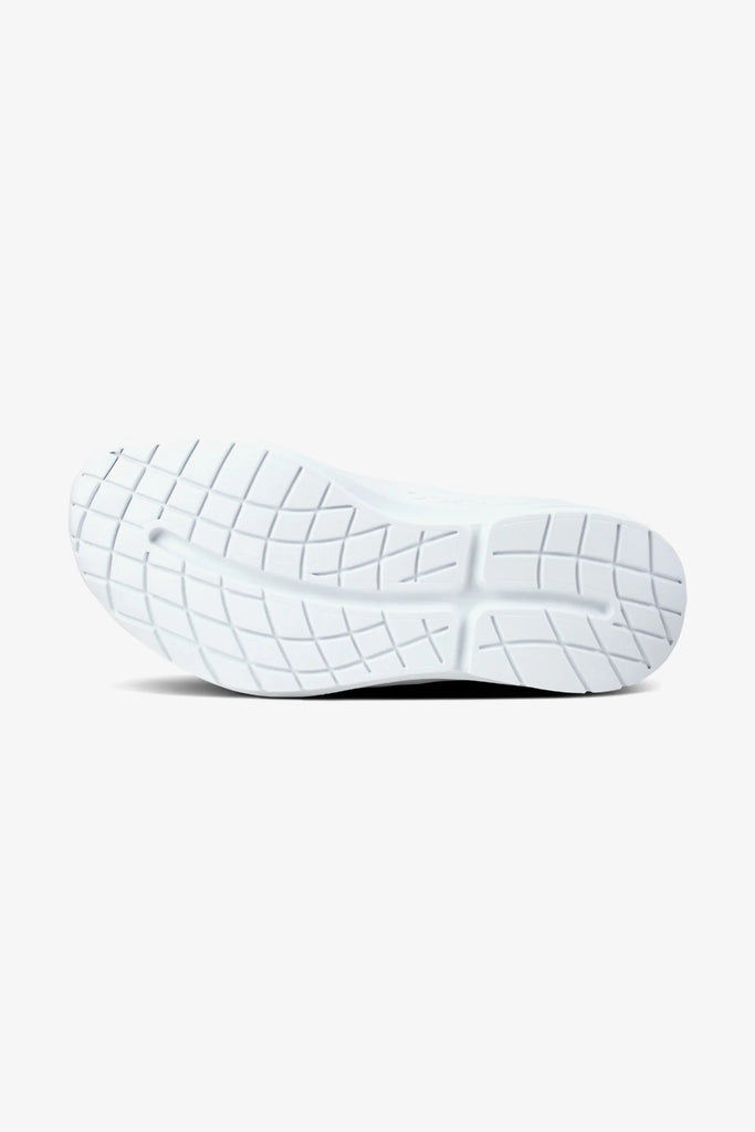 OOFOS MEN'S OOMG SPORT LOW SHOES - WHITE - Sole Therapy