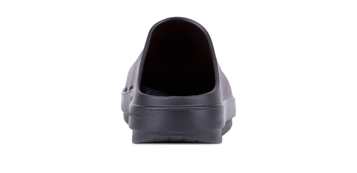 OOFOS UNISEX CLOG SLIDE SANDALS -BLACK - Sole Therapy