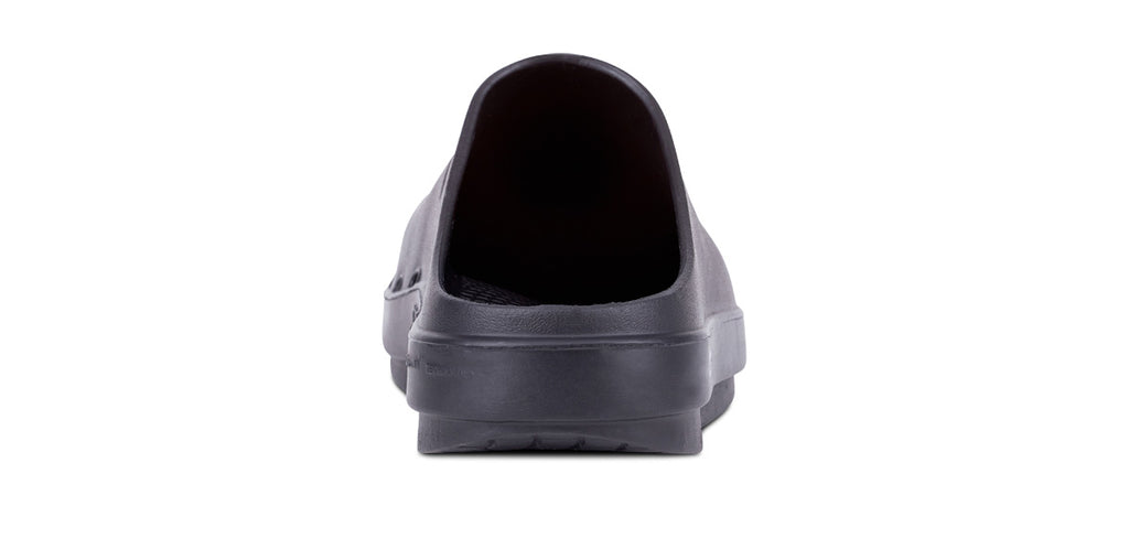 OOFOS UNISEX CLOG SLIDE SANDALS -BLACK - Sole Therapy