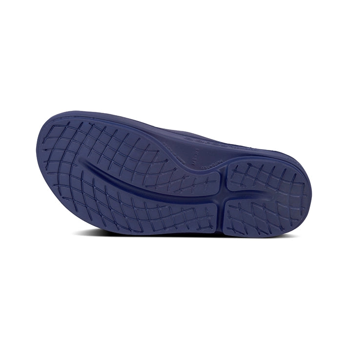 OOFOS UNISEX OOAHH SLIDE SANDALS  - NAVY - Sole Therapy