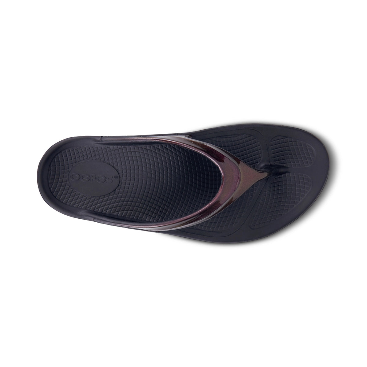 OOFOS UNISEX OOLALA THONG SPORTS SANDALS - CABERNET - Sole Therapy