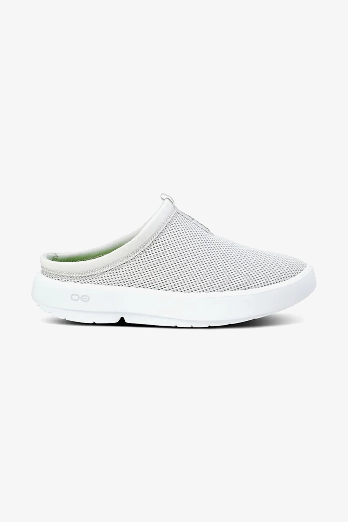 OOFOS WOMEN OOCOOZIE SPORT MULE - WHITE GREY - Sole Therapy