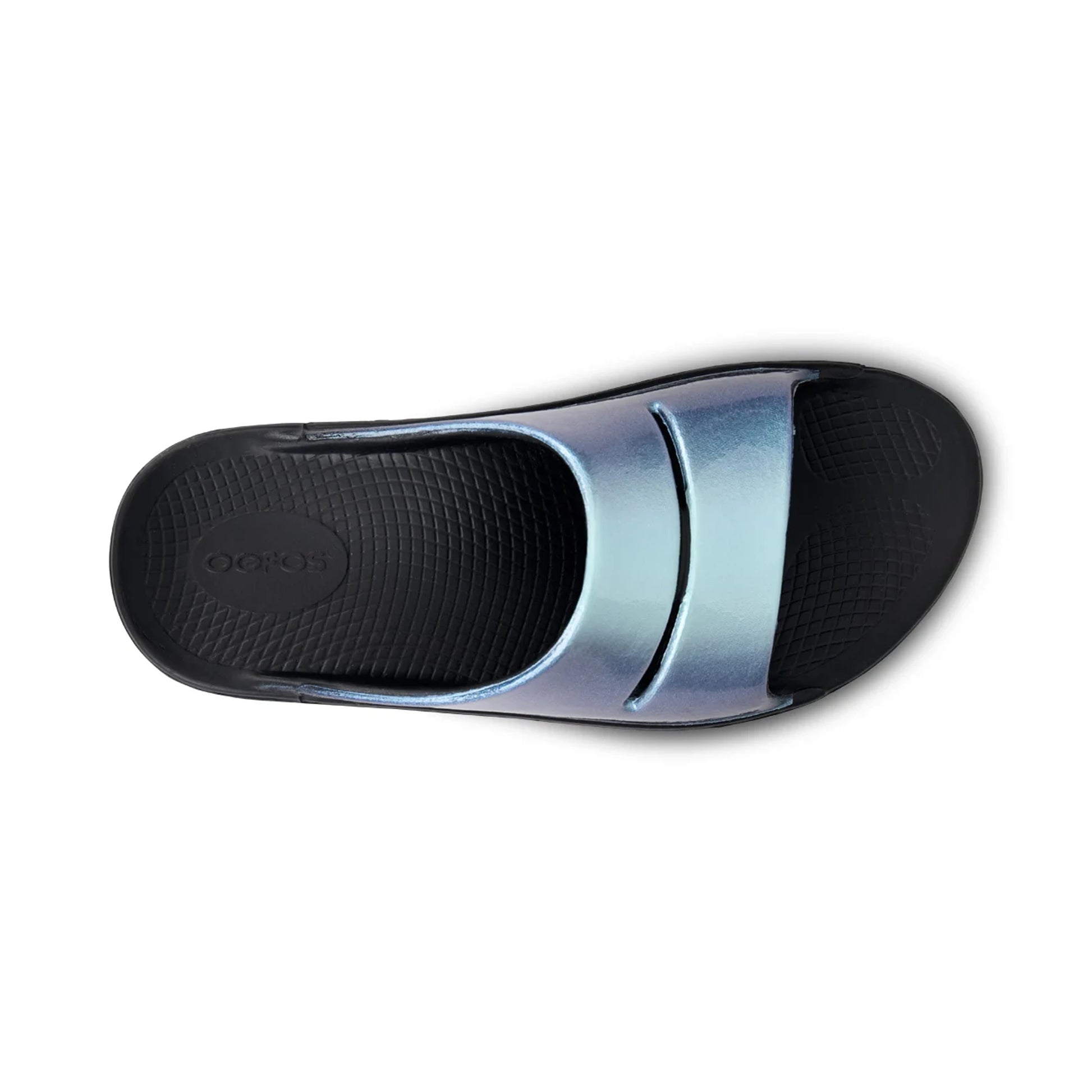 OOFOS WOMEN'S OOAHH LUXE SLIDE SANDAL-ATLANTIS - Sole Therapy