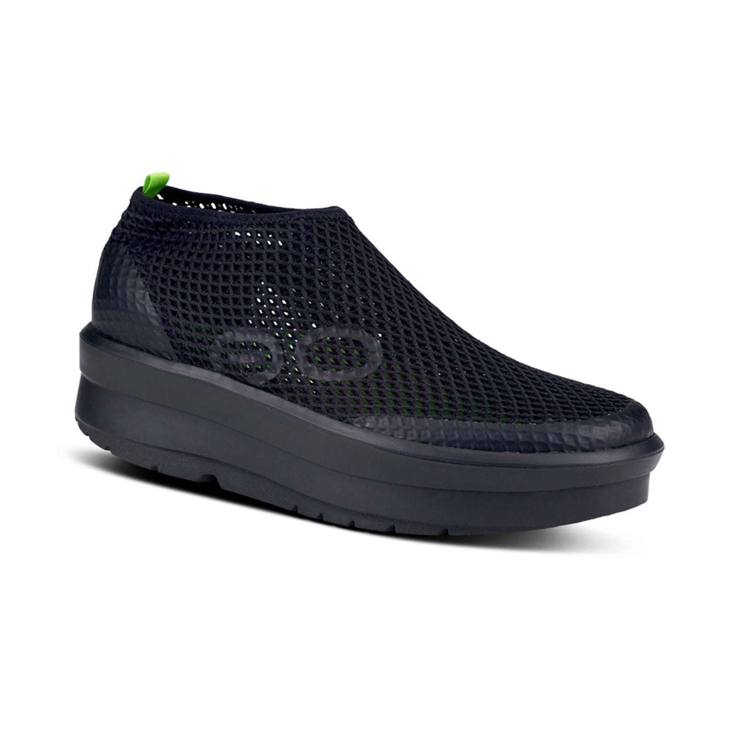 OOFOS WOMEN'S  OOMEGA CHUKKA - BLACK - Sole Therapy