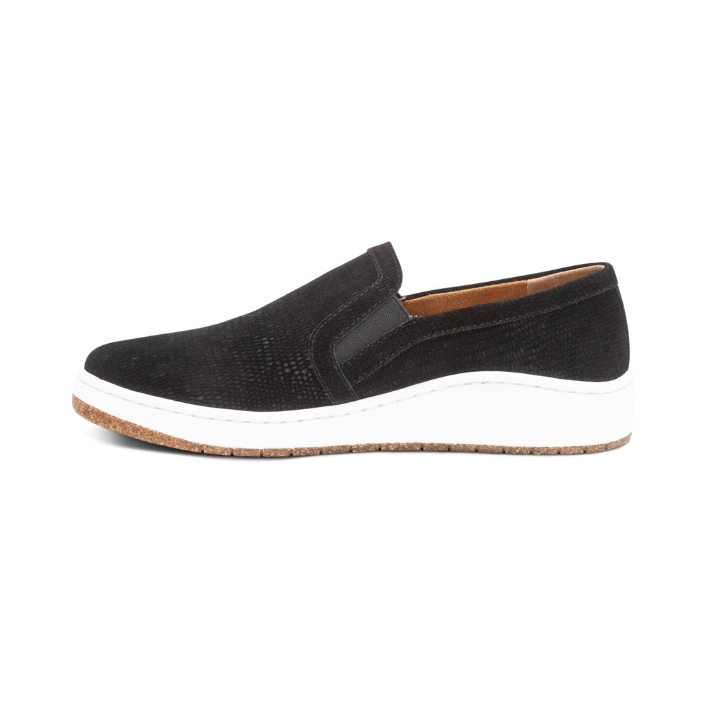 Kenzie Slip-On Comfort Sneakers Black croc