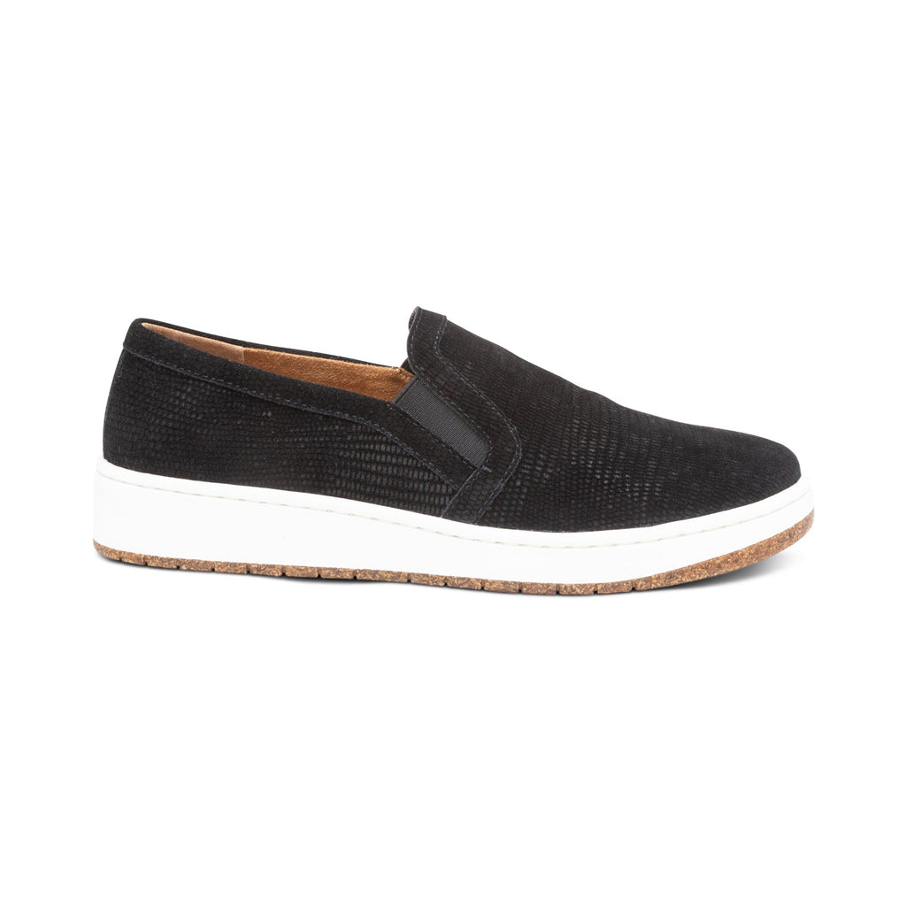 Kenzie Slip-On Comfort Sneakers Black croc