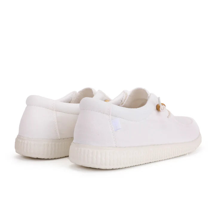 PITAS WOMEN ULTRALIGHT CANVAS WALLY- BLANCO - Sole Therapy