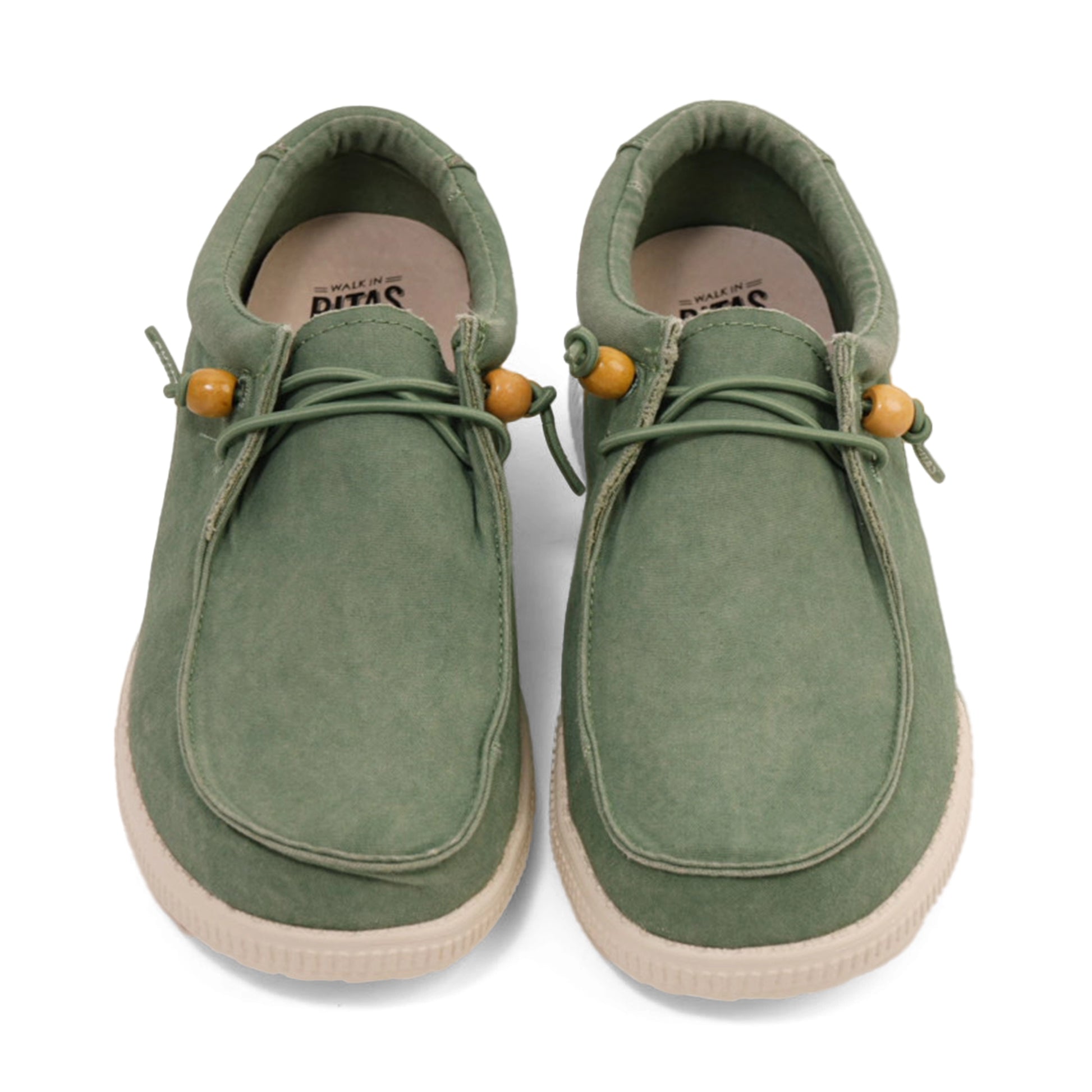 PITAS WOMEN ULTRALIGHT CANVAS WALLY- VERDE MENTA - Sole Therapy