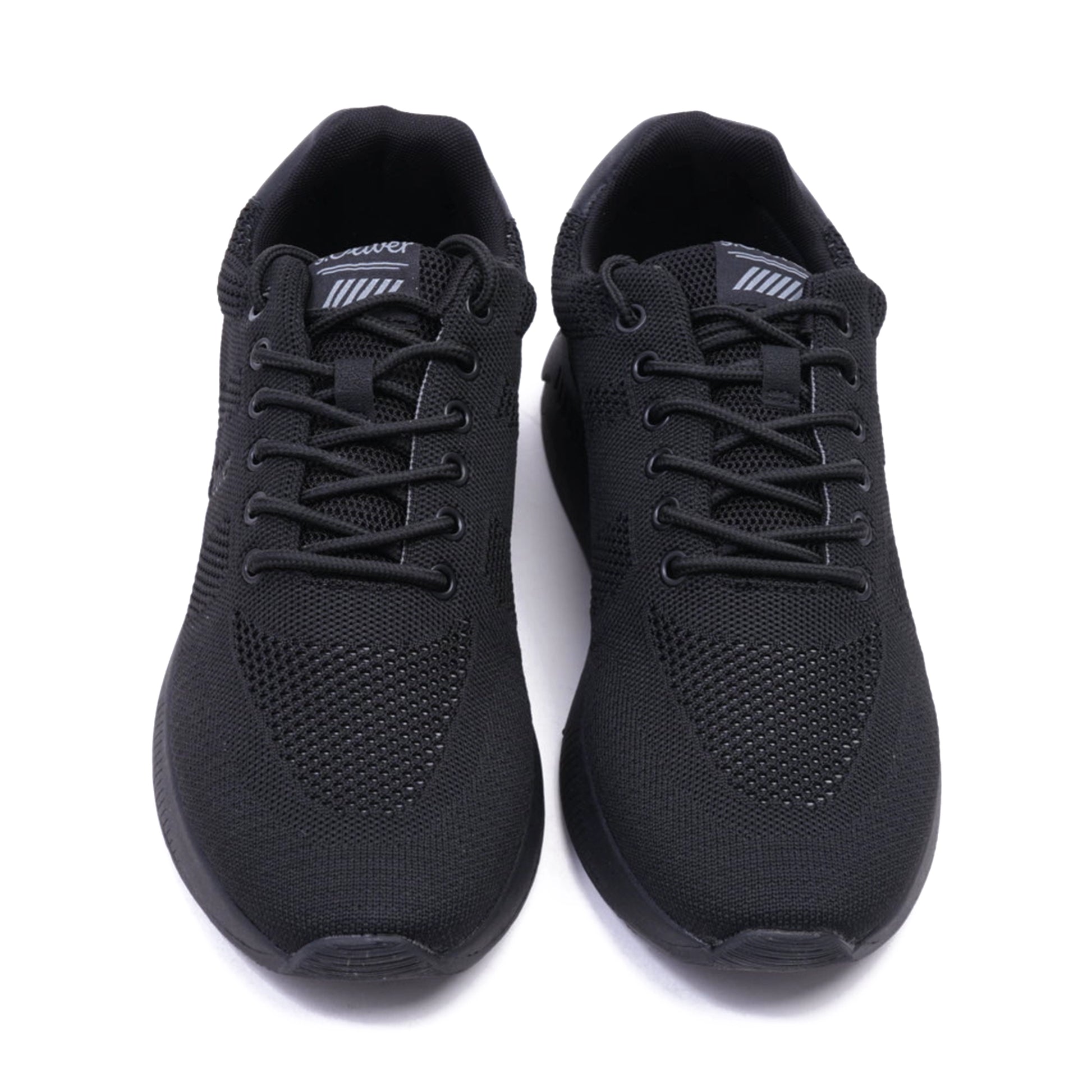 S.Oliver Breathable Men's Knit Sneakers Black - Sole Therapy