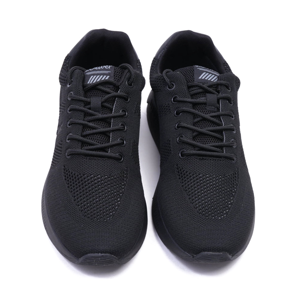 S.Oliver Breathable Men's Knit Sneakers Black - Sole Therapy