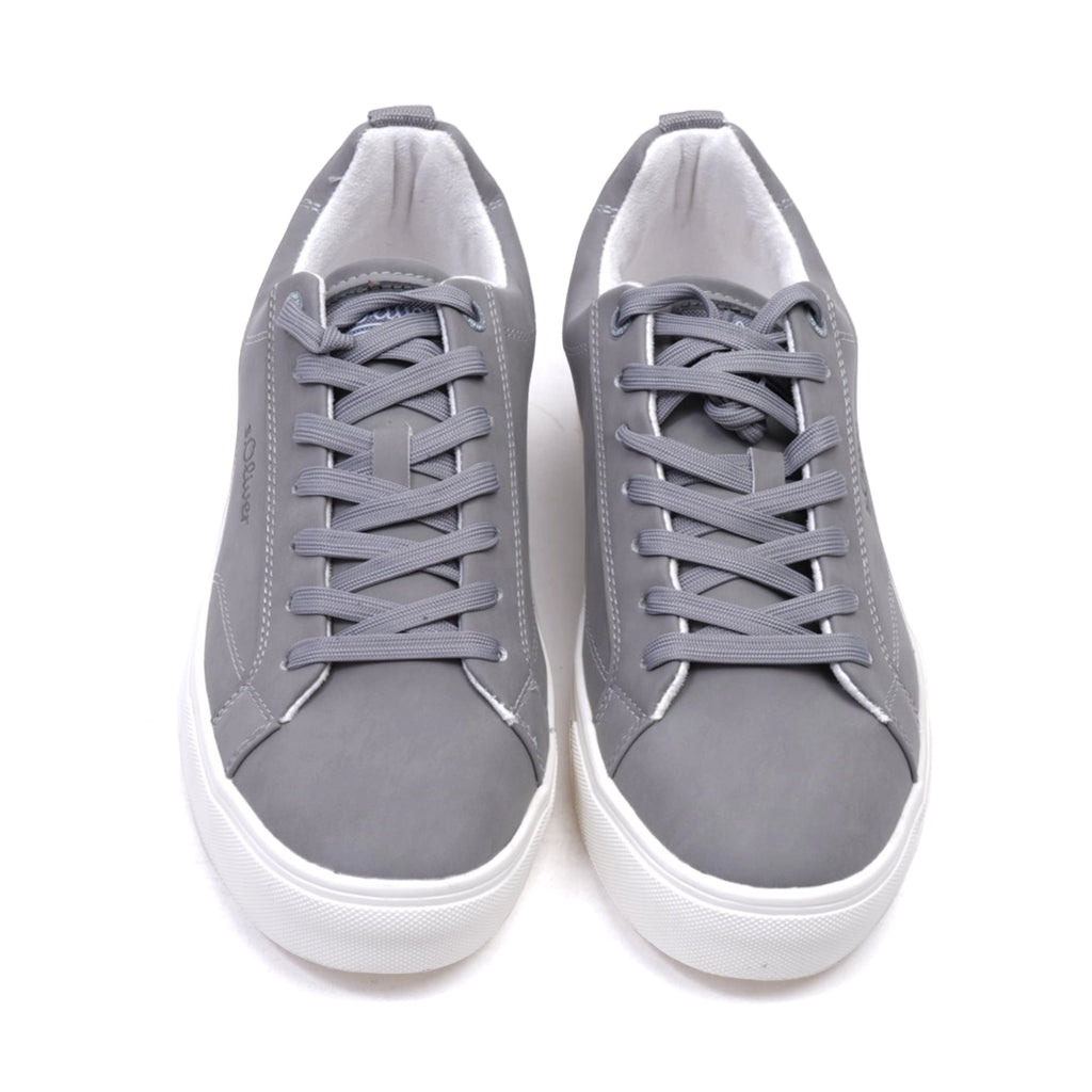 S.Oliver Men's Casual Sneakers Grey - Sole Therapy