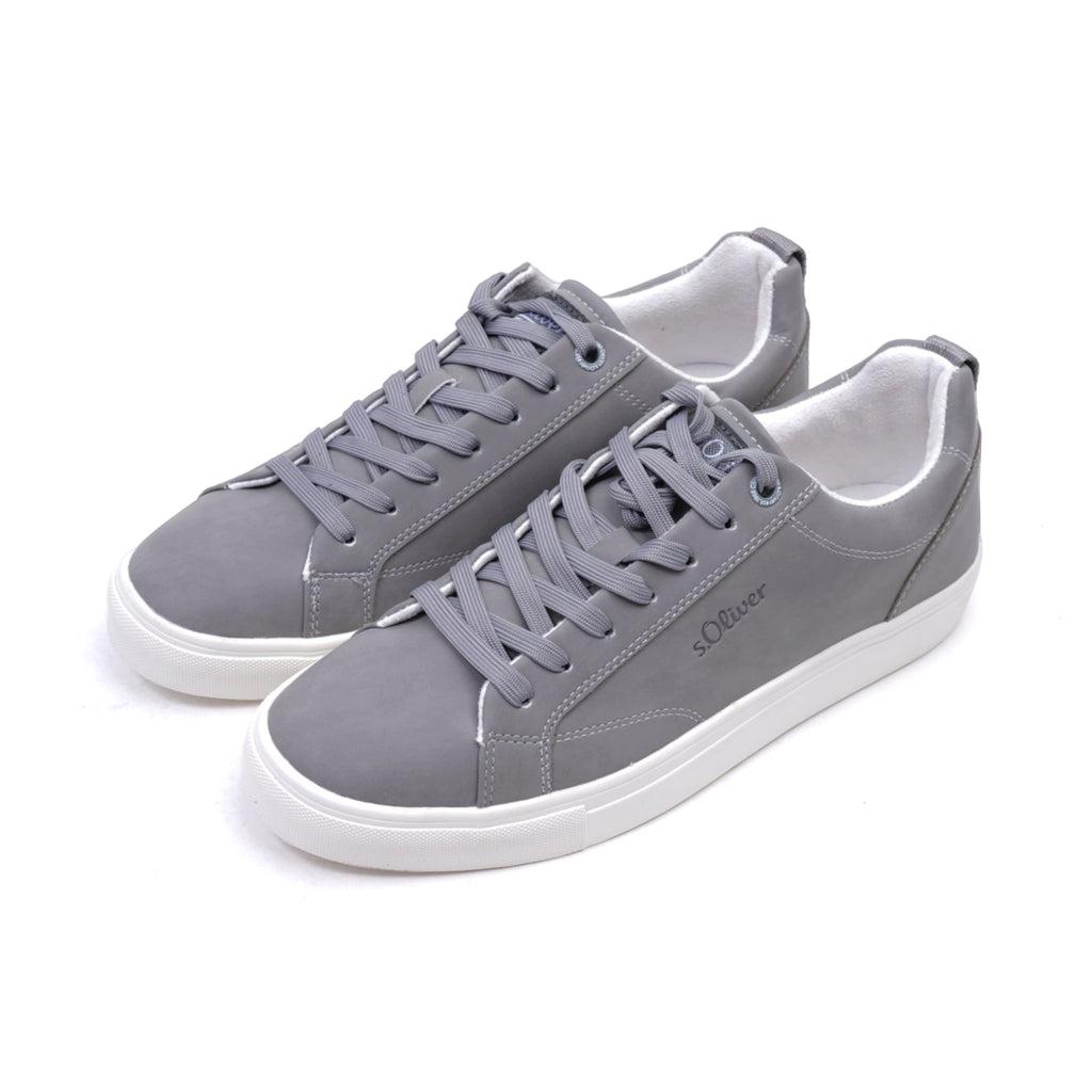 S.Oliver Men's Casual Sneakers Grey - Sole Therapy