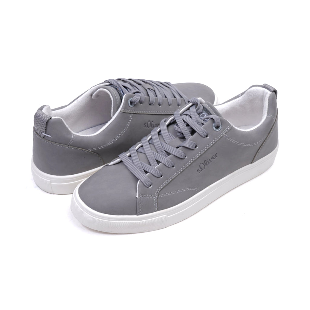 S.Oliver Men's Casual Sneakers Grey - Sole Therapy