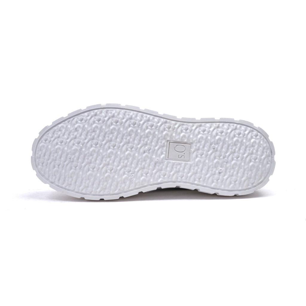 S. Oliver Women's Canvas Sneakers with Platform Sole Grey - Sole Therapy
