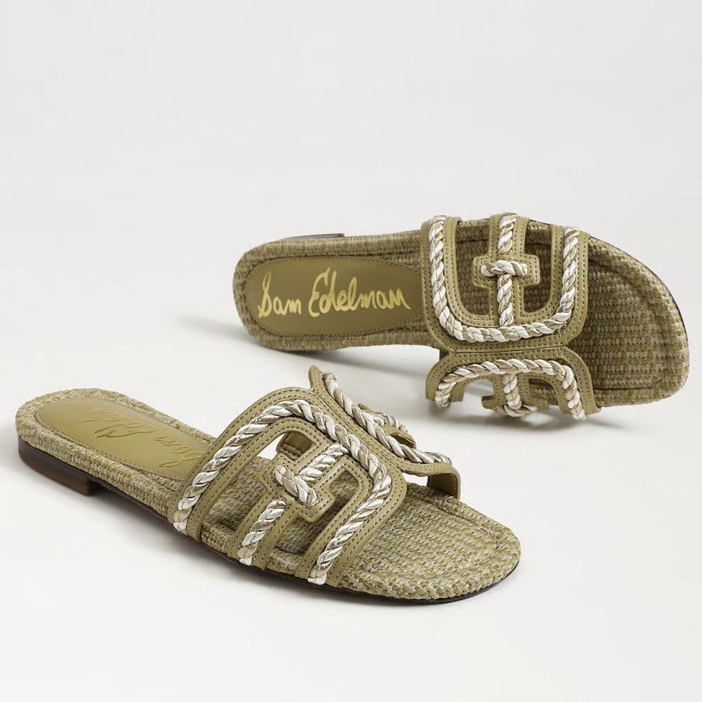SAM EDELMEN BAY TWIST GREEN - Sole Therapy