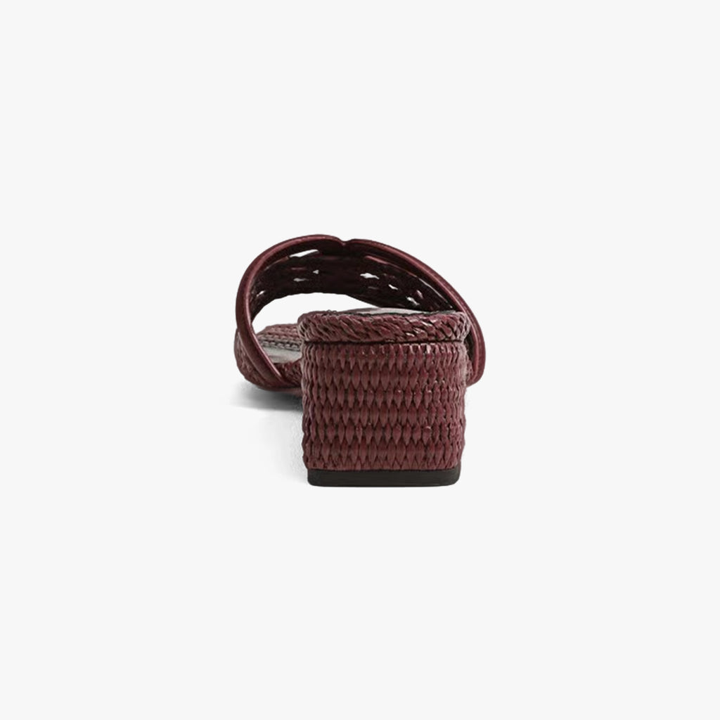 SAM EDELMEN WAYLON WEAVE MAROON - Sole Therapy