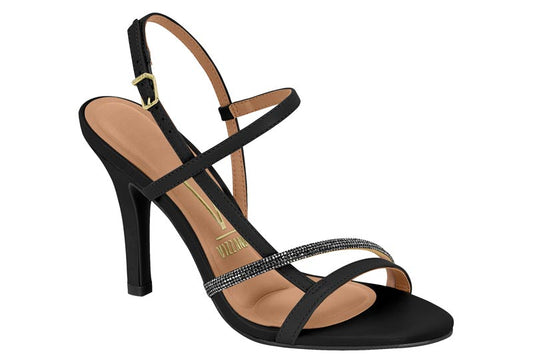 SANDALIA FEMININA 30100   PELICA/TIRA PRONTA XANGAI - BLACK - Sole Therapy