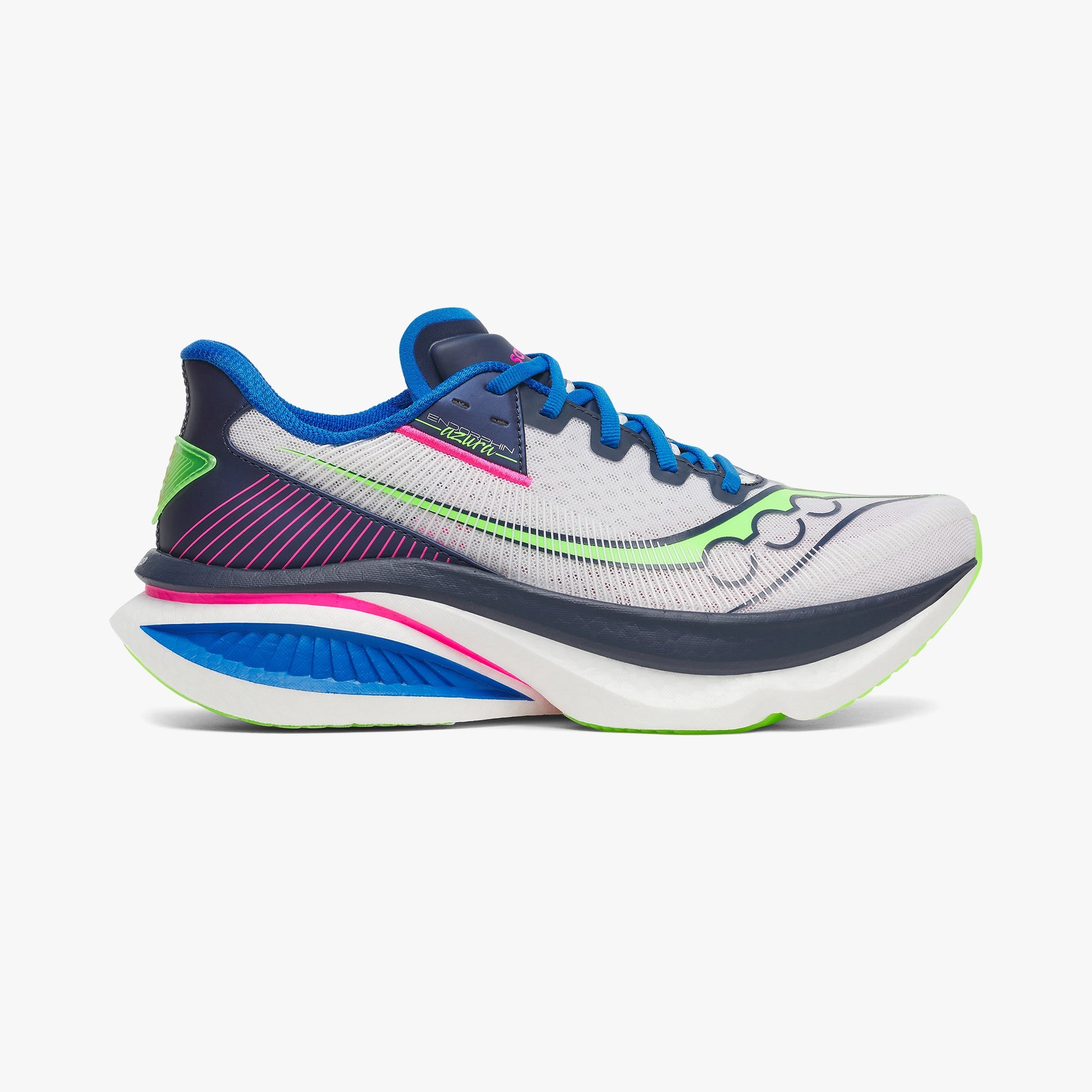 SAUCONY ENDORPHIN AZURA WHITE/NAVY - Sole Therapy