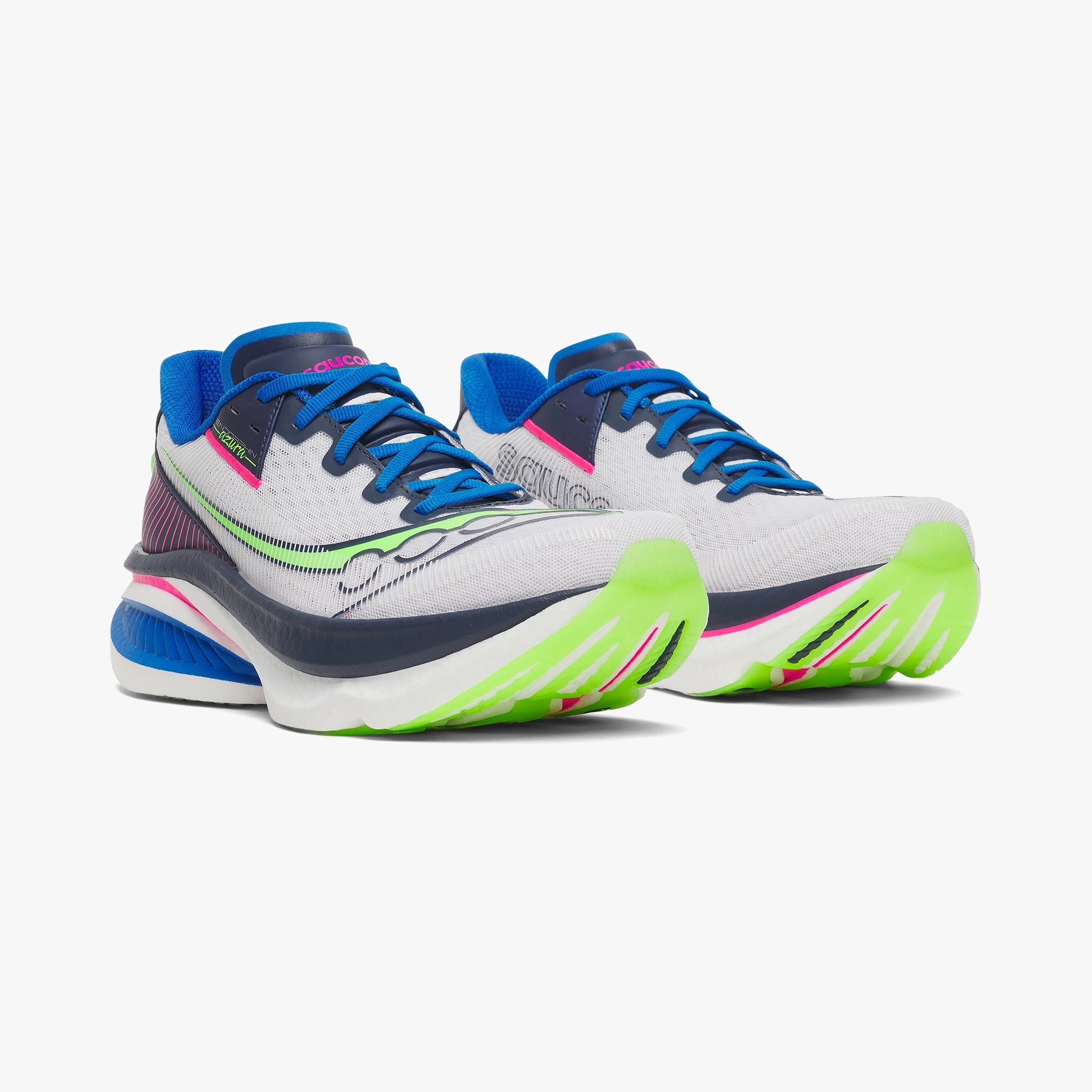SAUCONY ENDORPHIN AZURA WHITE/NAVY - Sole Therapy