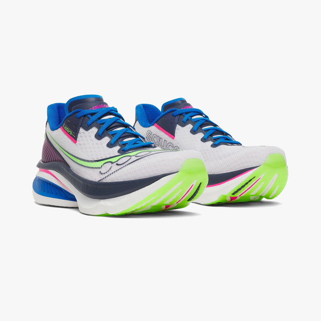 SAUCONY ENDORPHIN AZURA WHITE/NAVY - Sole Therapy