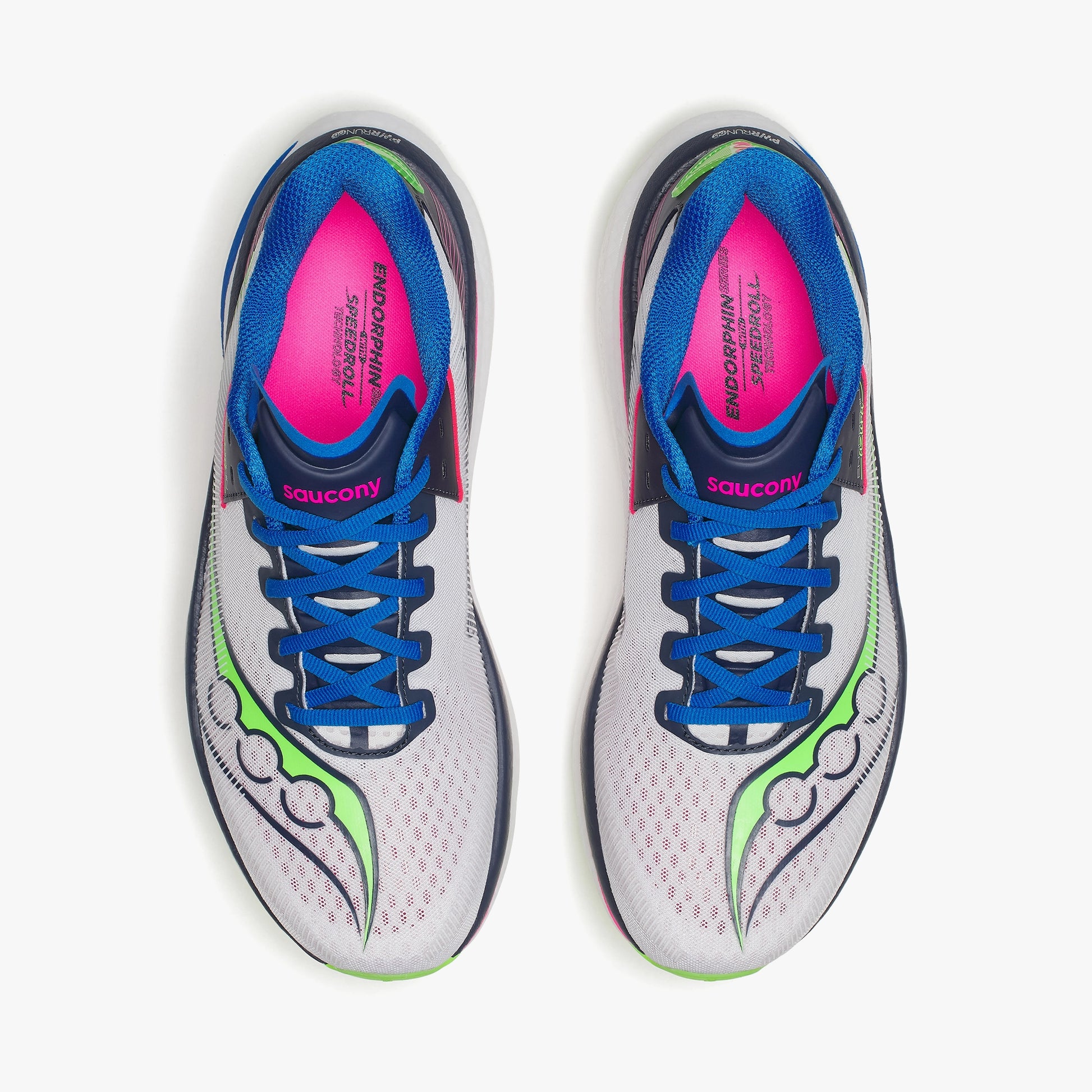 SAUCONY ENDORPHIN AZURA WHITE/NAVY - Sole Therapy